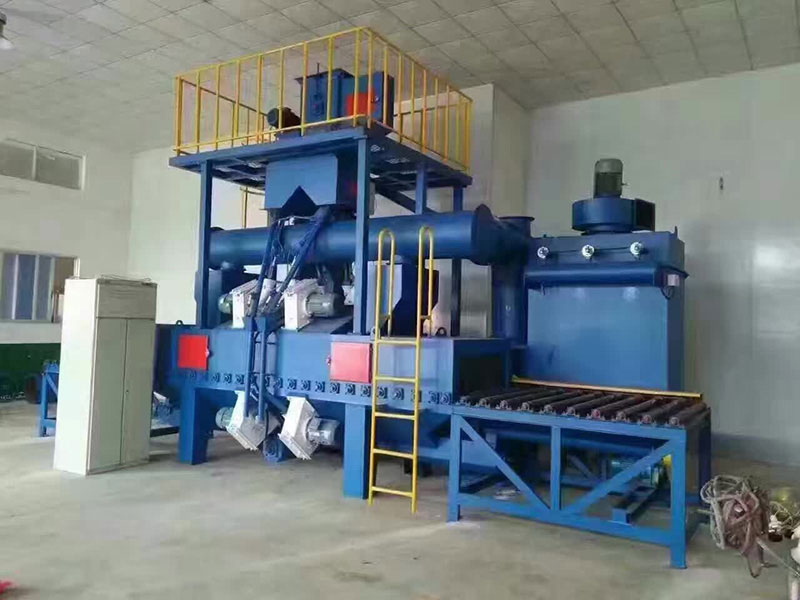 爬架腳手架網(wǎng)帶式拋丸機(jī)